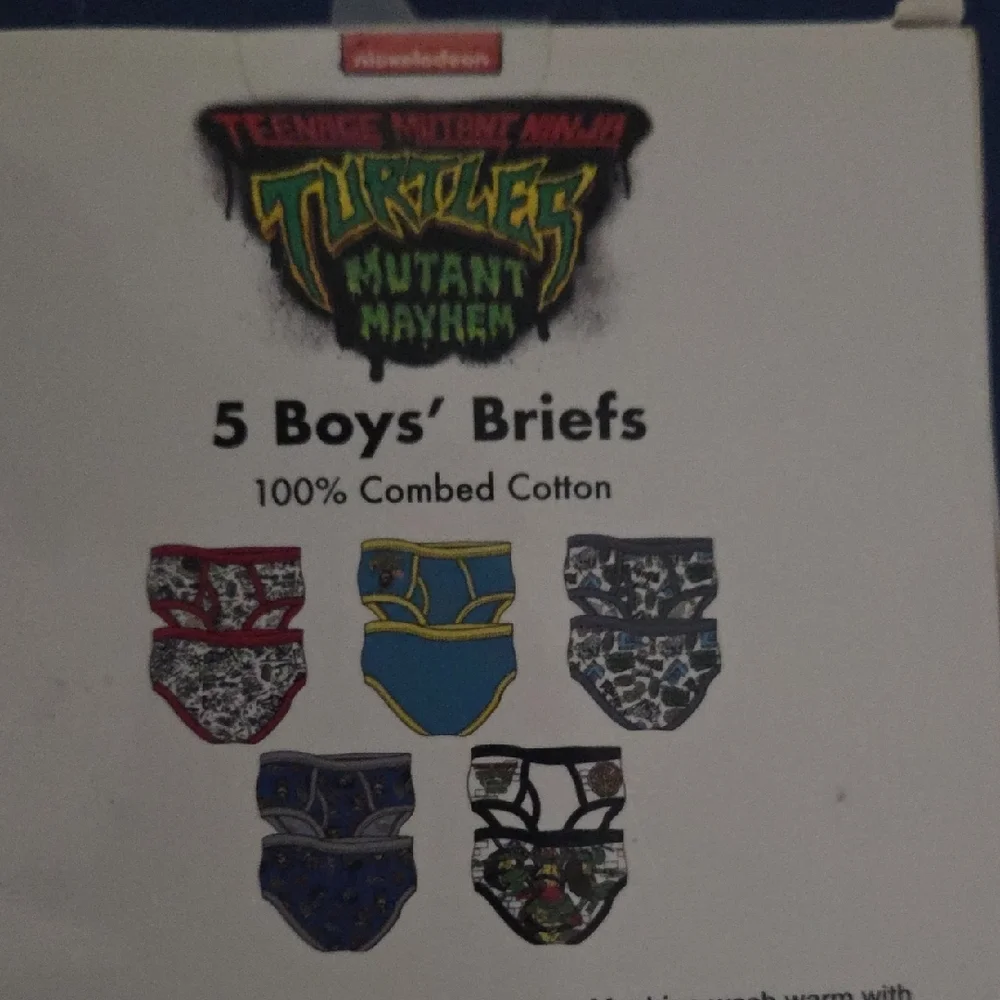 Nickelodeon Teenage Mutant Ninja Turtles Kids Briefs